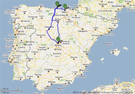 Santander to Madrid route planner Get the best route from Santander to Madrid with ViaMichelin. Choose one of the following options for the Santander to Madrid route: Michelin recommended, fast, short or cheap. You can also add information on Michelin restaurants, tourist attractions or hotels in Santander or Madrid.